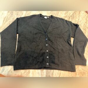 GAP Black Knit Sweater Women’s Medium Soft Stretch Pullover Classic Fit